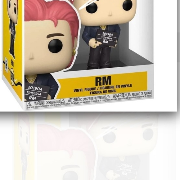 Funko Pop!Rocks-BTS J-Hope,JungKook,Suga,RM,Jimin,Jin,& V-Fiscal Autographed!!!! - Picture 10 of 11